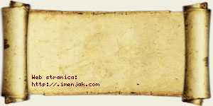 Jelisava Urošević vizit kartica